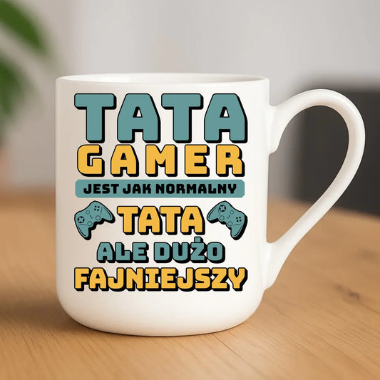 Tata gamer | Kubek elegant prezent dla taty DT71 - StoryCups.pl