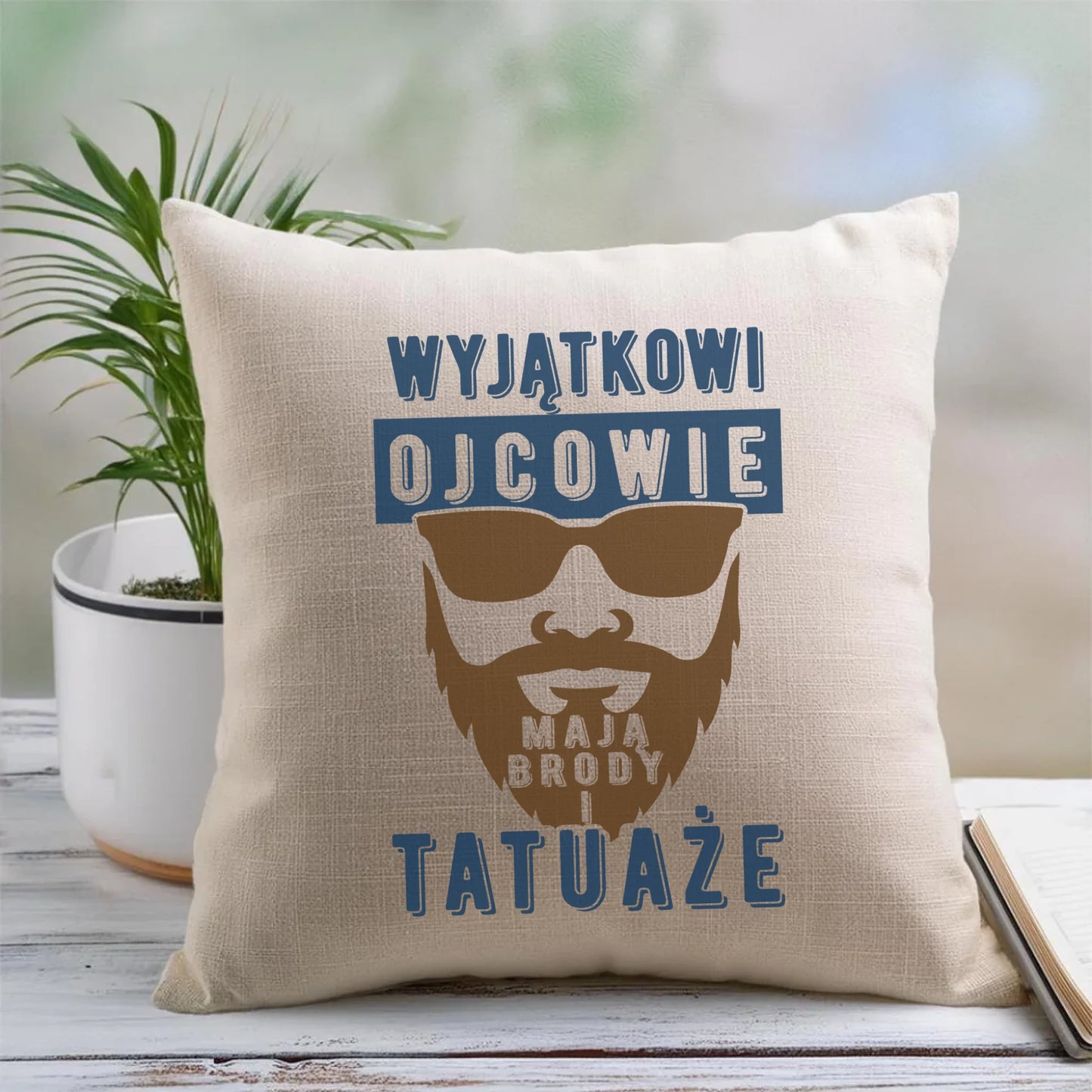 Personalizowana poduszka dla taty prezent na Dzień Ojca Święta Urodziny