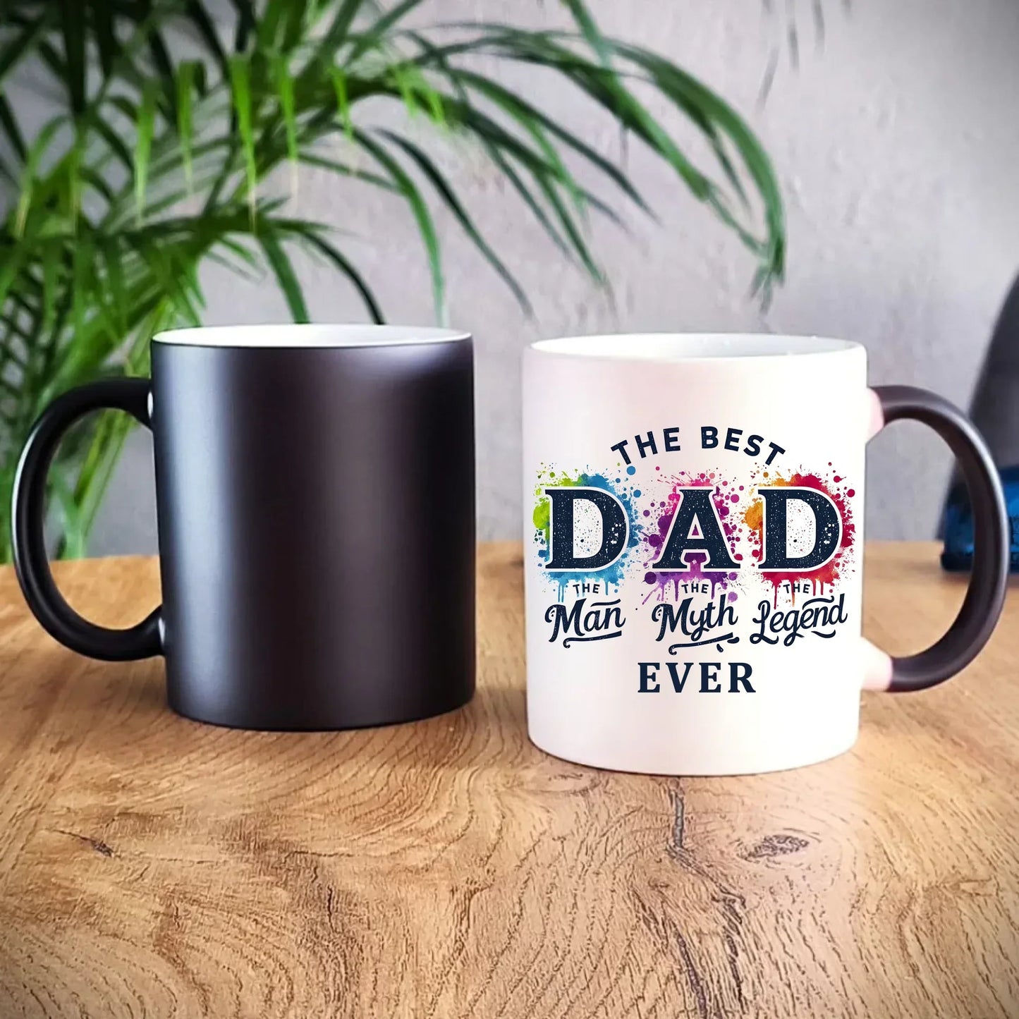 The best dad ever | Kubek magiczny prezent dla taty DT74 - StoryCups.pl