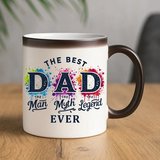 The best dad ever | Kubek magiczny prezent dla taty DT74 - StoryCups.pl