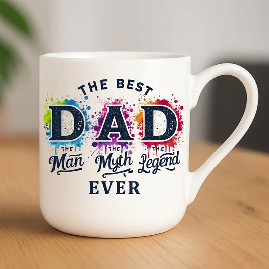 The best dad ever | Kubek elegant prezent dla taty DT74 - StoryCups.pl