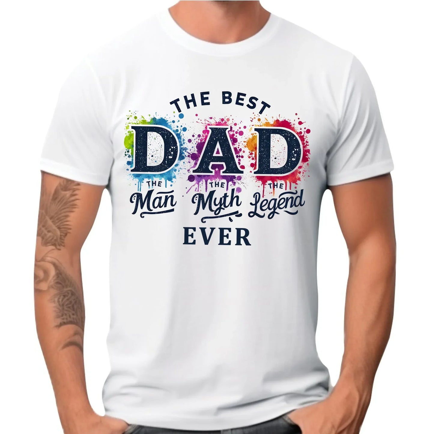 The best dad ever | Koszulka męska dla taty DT74 - StoryCups.pl