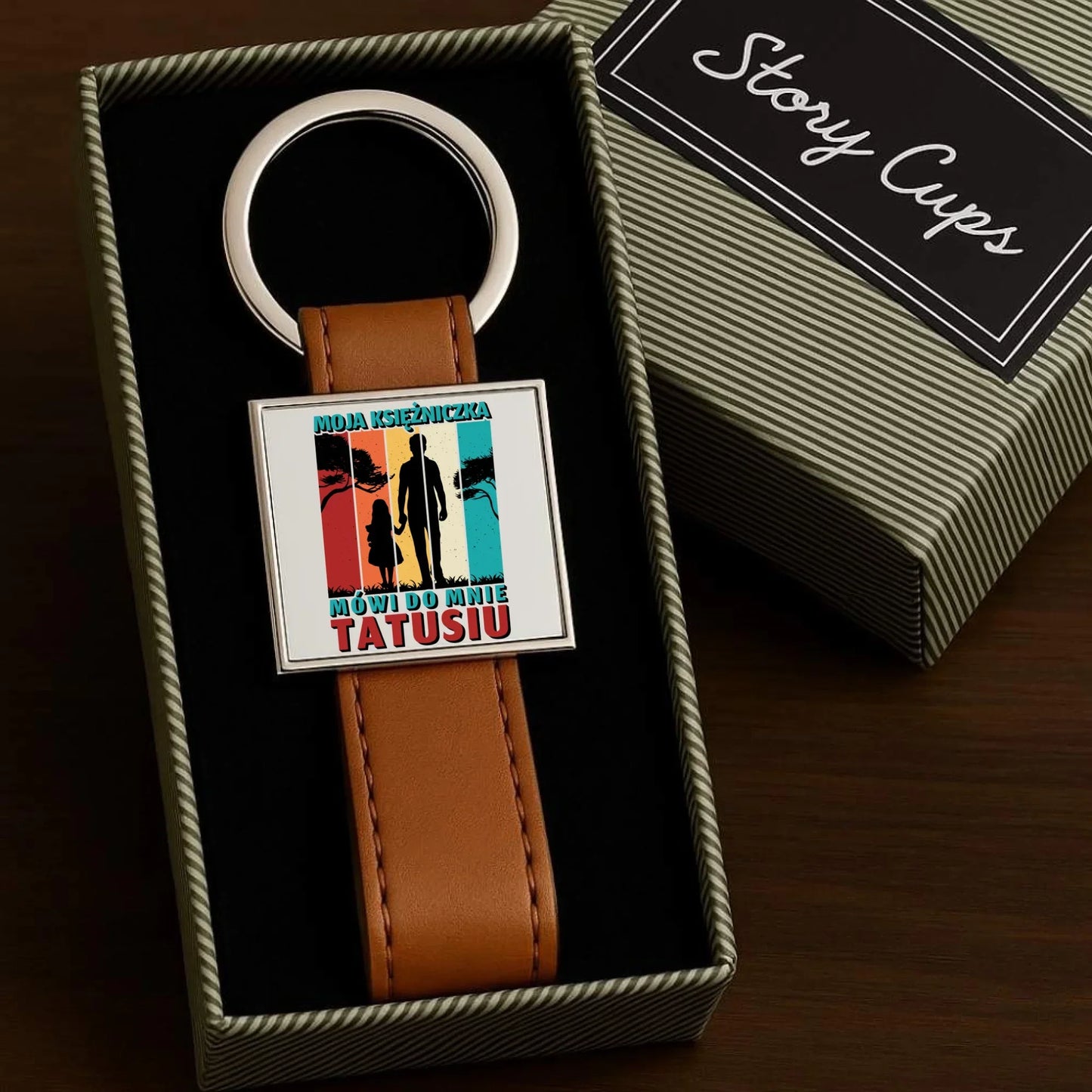 Moja księżniczka mówi do mnie Tatusiu | Brelok dla taty DT75 - StoryCups.pl