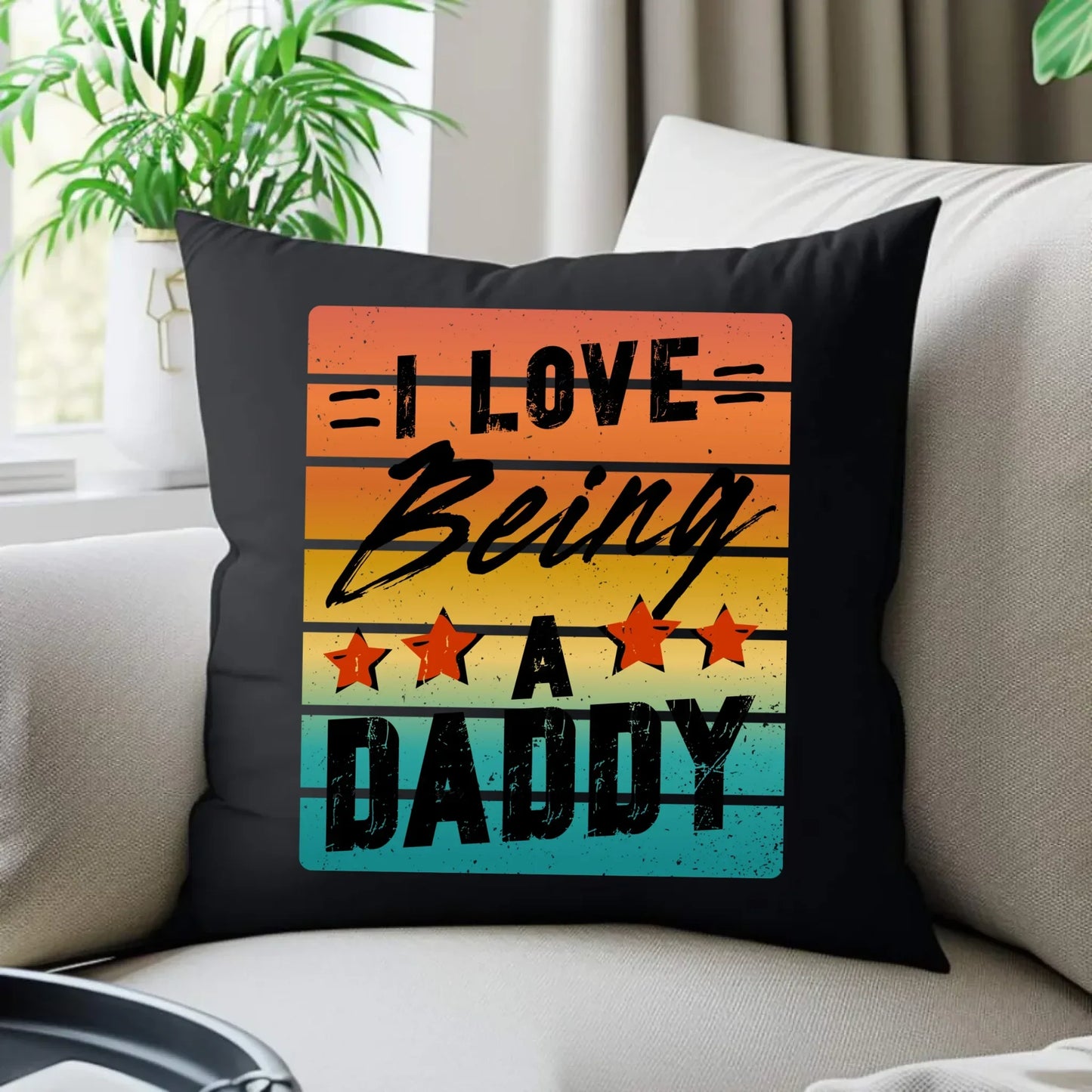 I love being a daddy | Poduszka dekoracyjna dla taty DT76 - StoryCups.pl