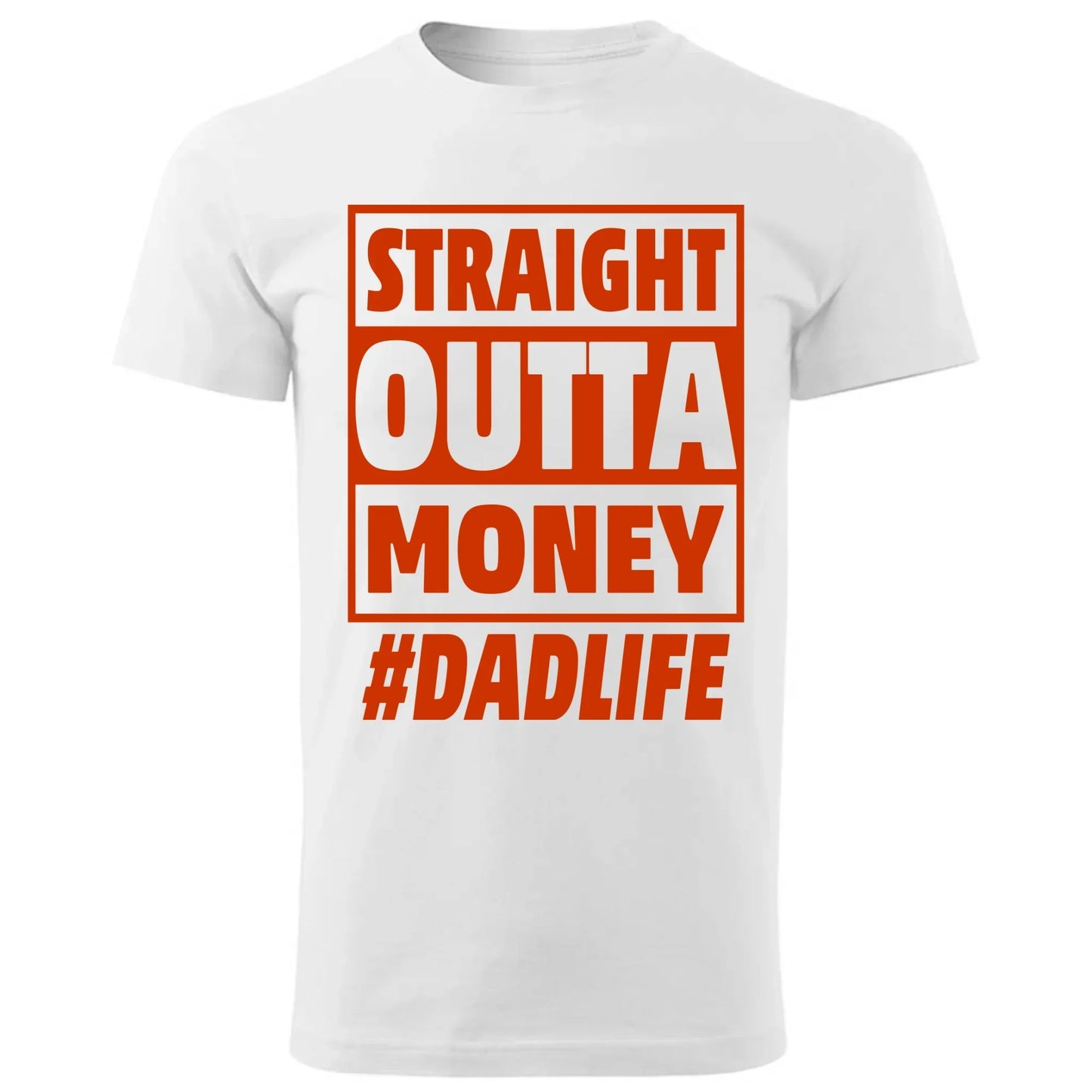 Straight outta money #dadlife | Koszulka męska dla taty DT79 - StoryCups.pl