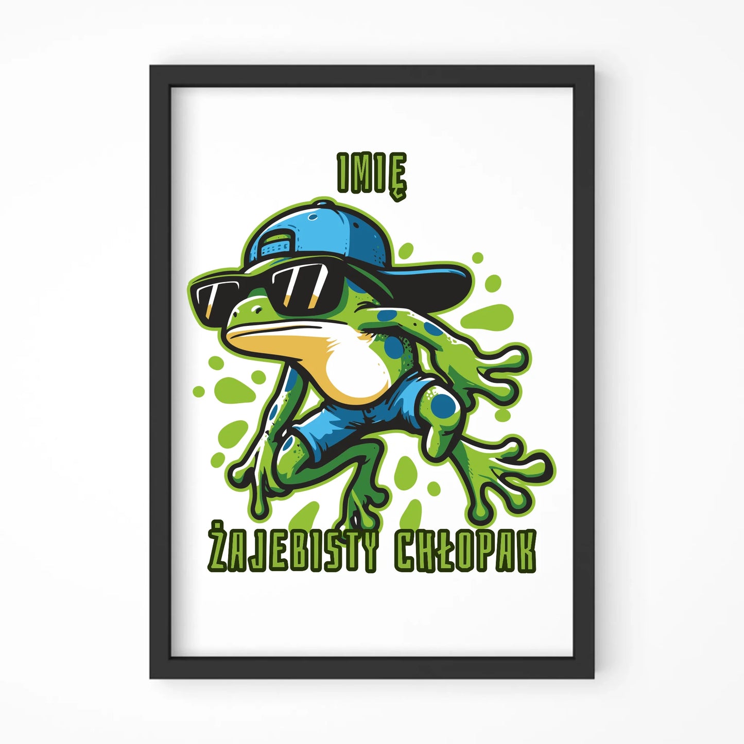 Plakat w ramie na Dzień Chłopaka