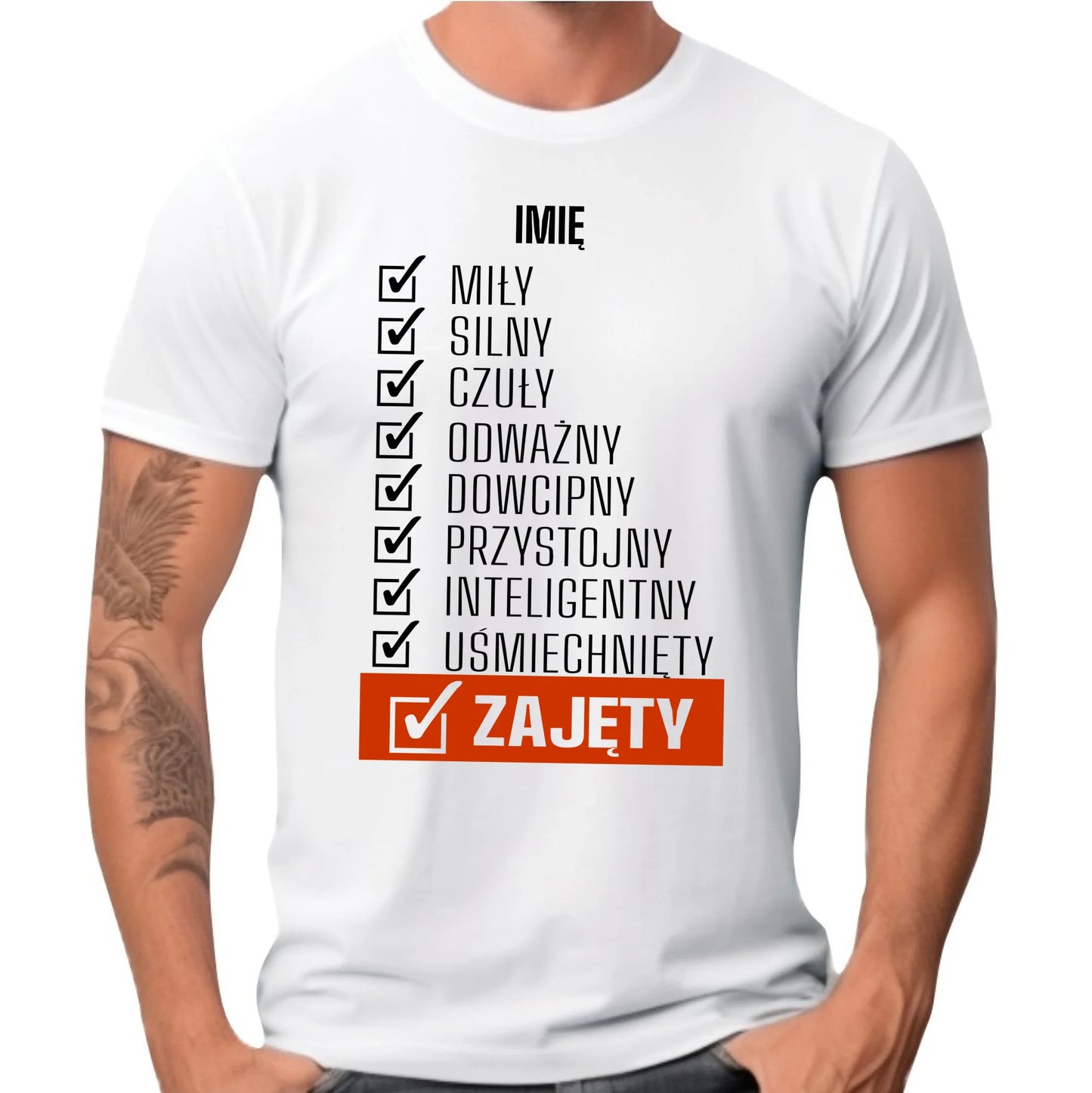 Koszulka z nadrukiem na Dzień Chłopaka