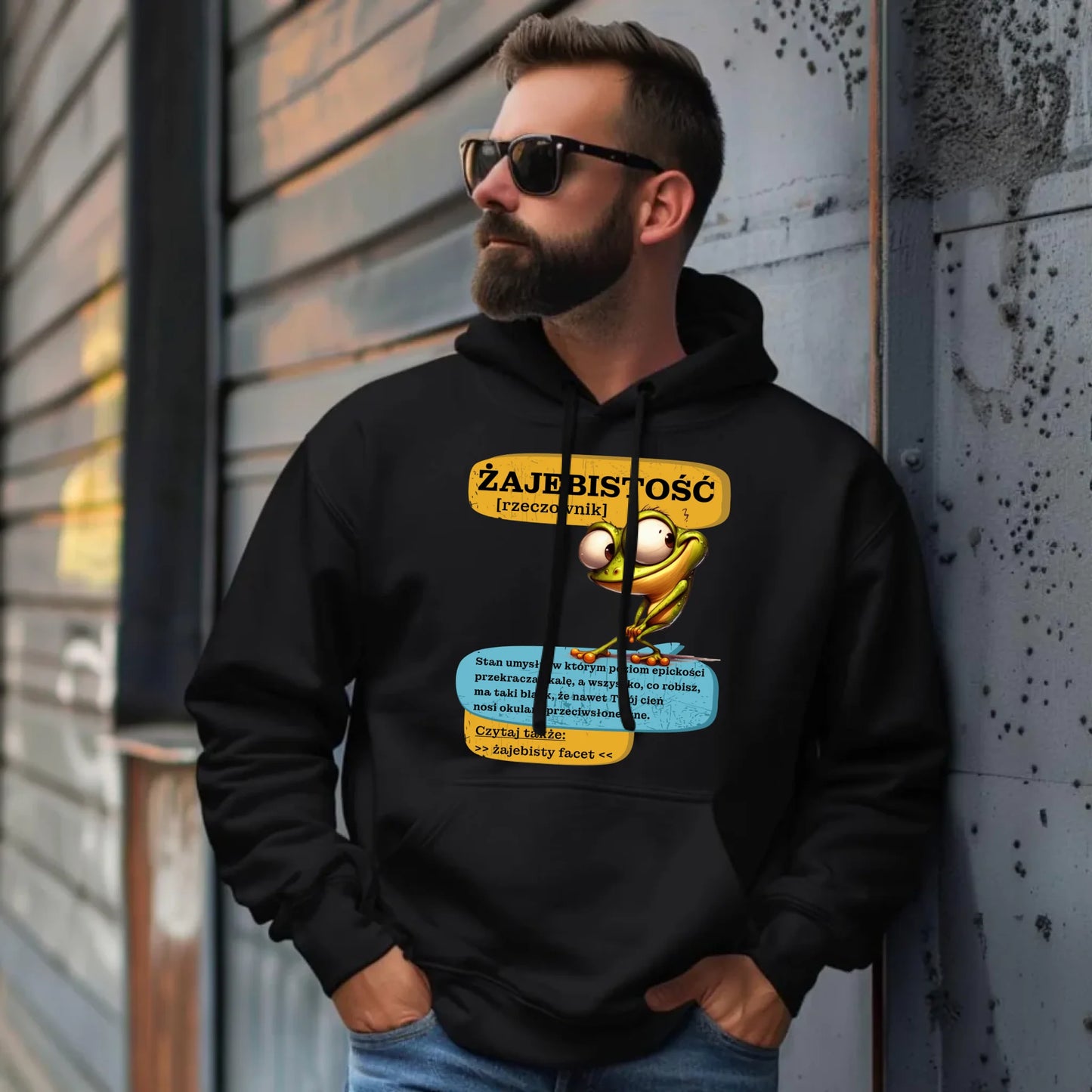 Bluza męska z kapturem i nadrukiem na Dzień Chłopaka