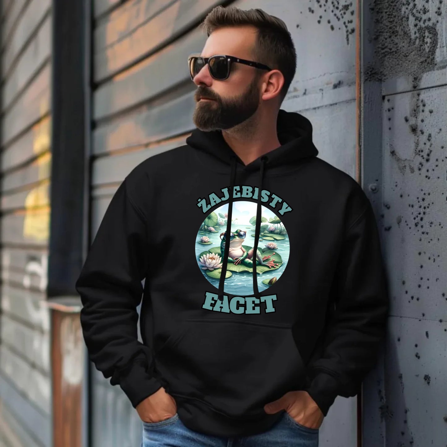 Bluza męska z kapturem i nadrukiem na Dzień Chłopaka