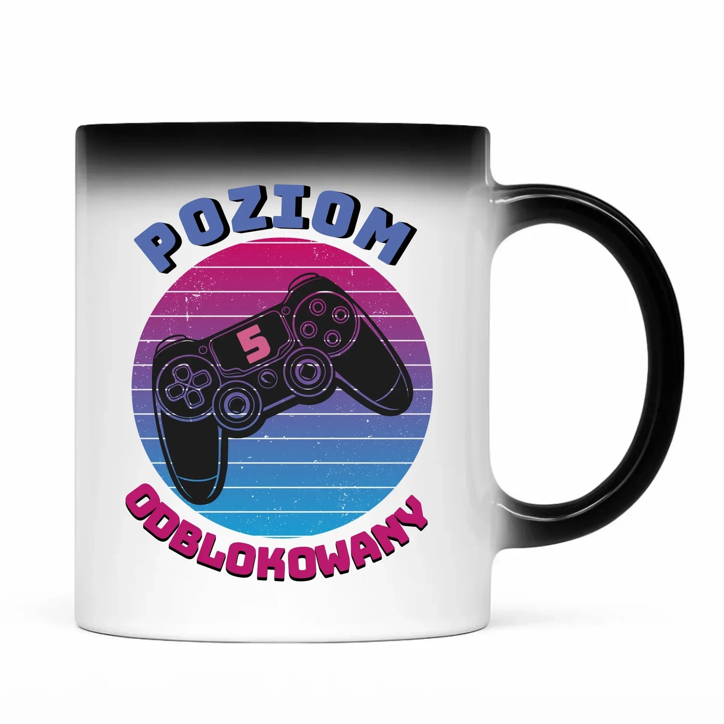 Kubek magiczny dla dziewczynki powrót do szkoły Poziom odblokowany SZ02 - StoryCups.pl