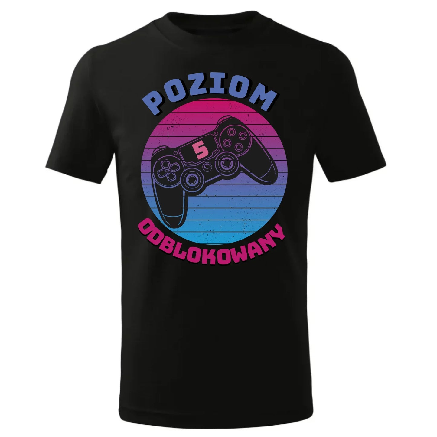 Koszulka dla dziecka powrót do szkoły Poziom odblokowany SZ02 - StoryCups.pl