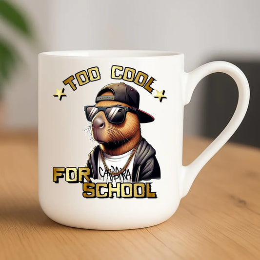 Kubek elegant z kapibarą do szkoły Too cool SZ06 - StoryCups.pl