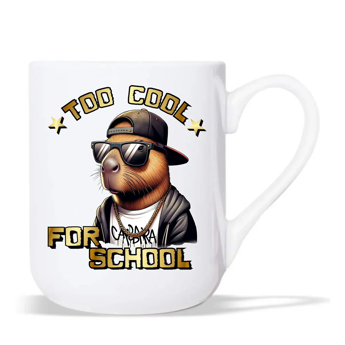 Kubek elegant z kapibarą do szkoły Too cool SZ06 - StoryCups.pl