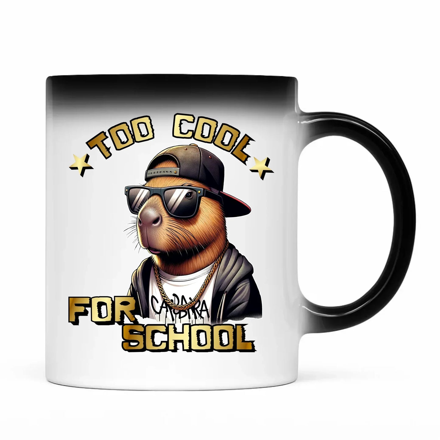 Kubek magiczny z kapibarą do szkoły Too cool SZ06 - StoryCups.pl
