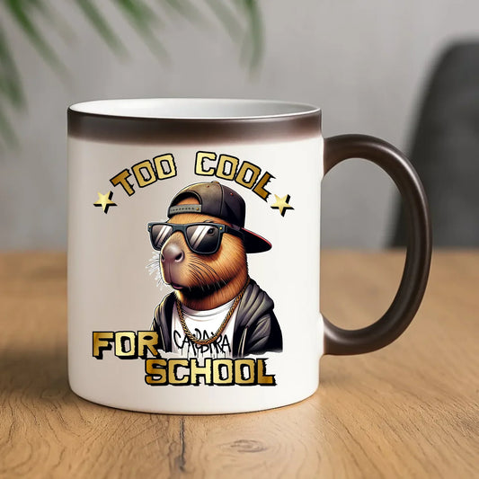 Kubek magiczny z kapibarą do szkoły Too cool SZ06 - StoryCups.pl