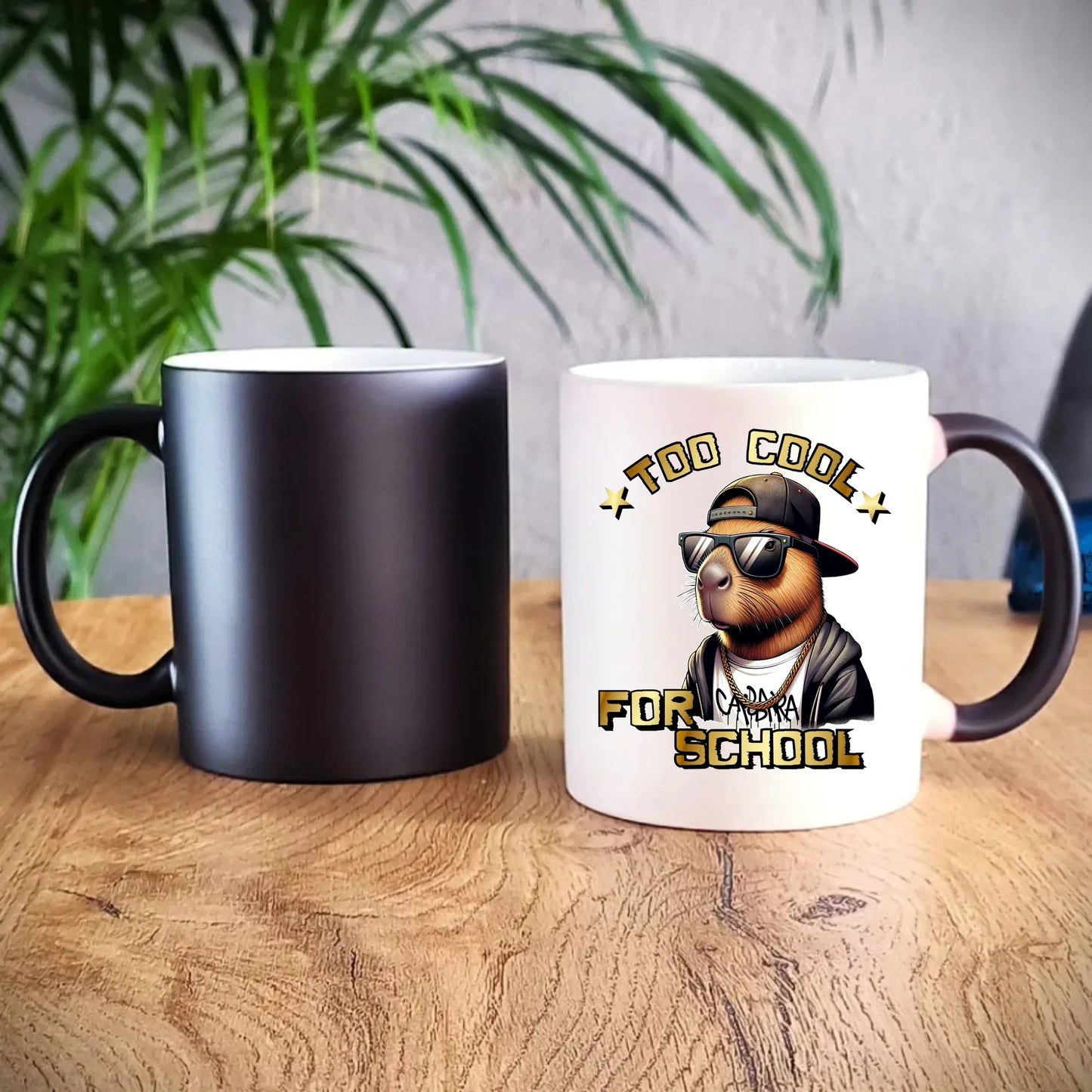 Kubek magiczny z kapibarą do szkoły Too cool SZ06 - StoryCups.pl