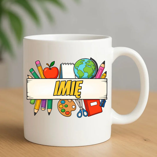 Kubek szkolny z imieniem SZ10 - StoryCups.pl