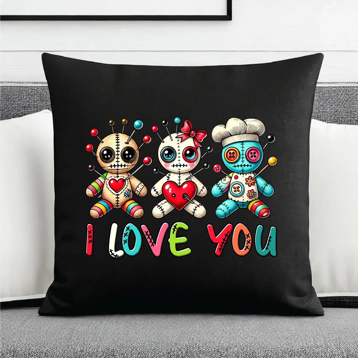 I Love You | Poduszka dekoracyjna W52 - StoryCups.pl