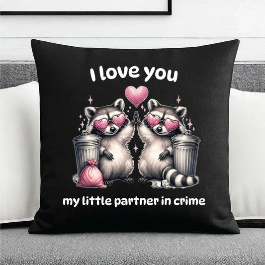 My little partner in crime | Poduszka dekoracyjna W27 - StoryCups.pl