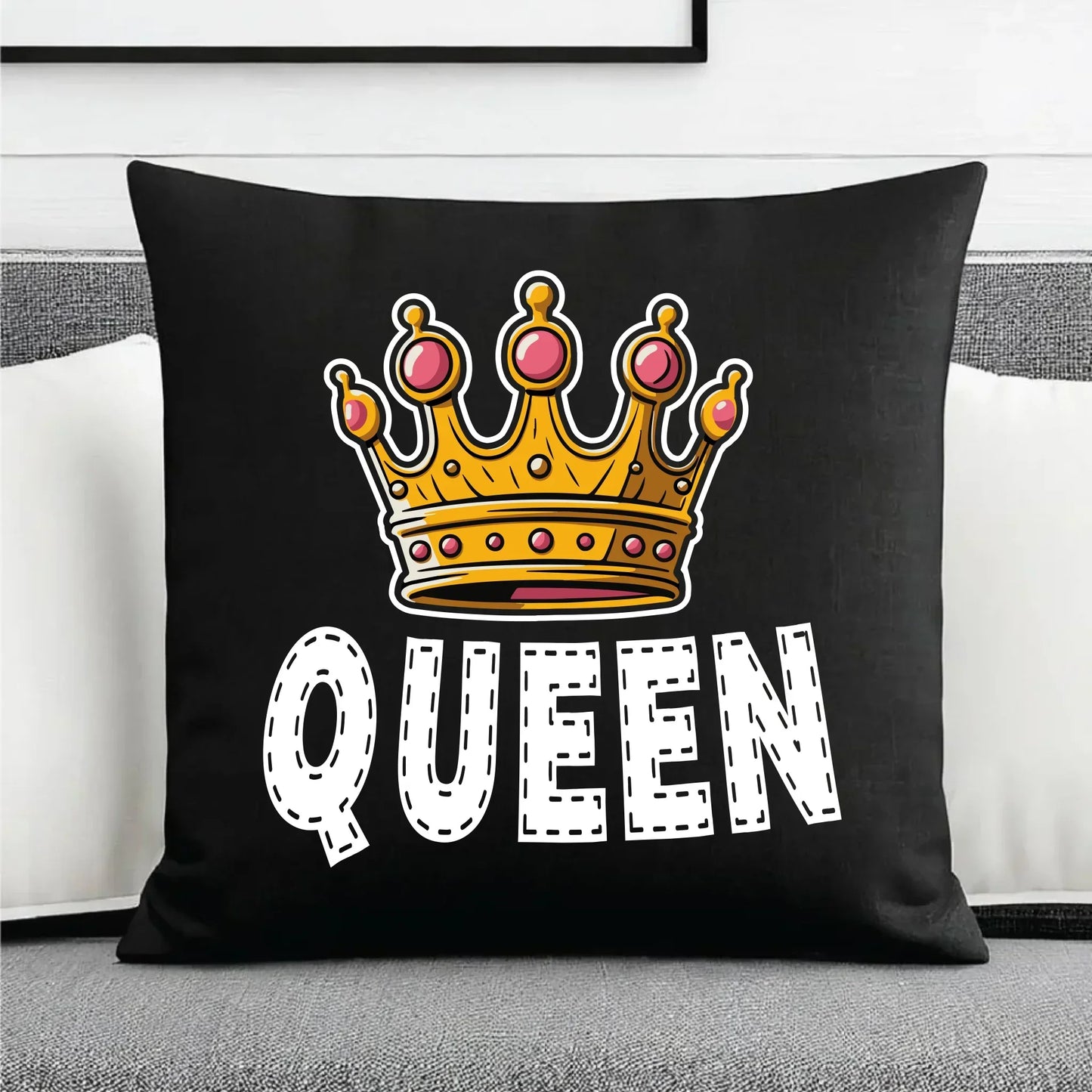 Queen | Poduszka dekoracyjna W41 - StoryCups.pl