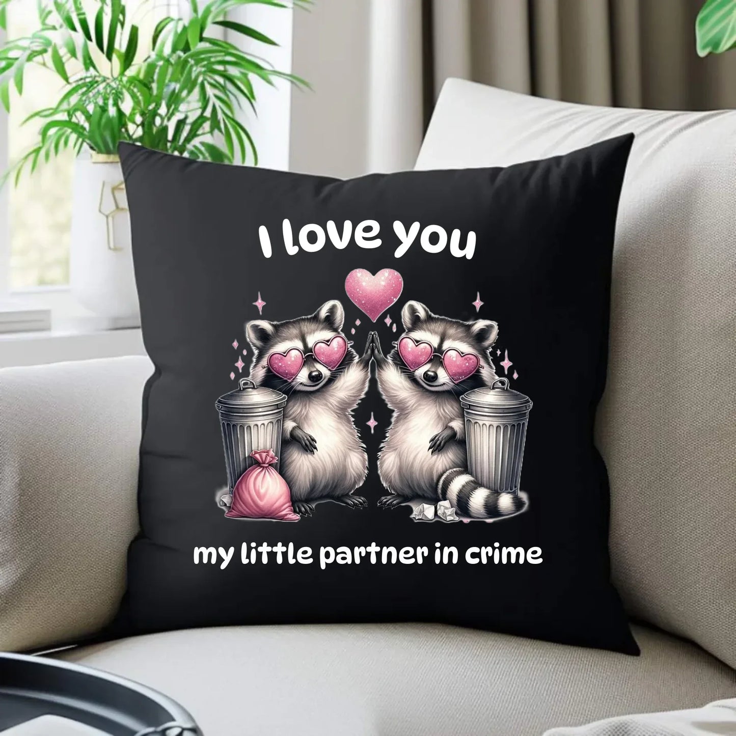 My little partner in crime | Poduszka dekoracyjna W27 - StoryCups.pl