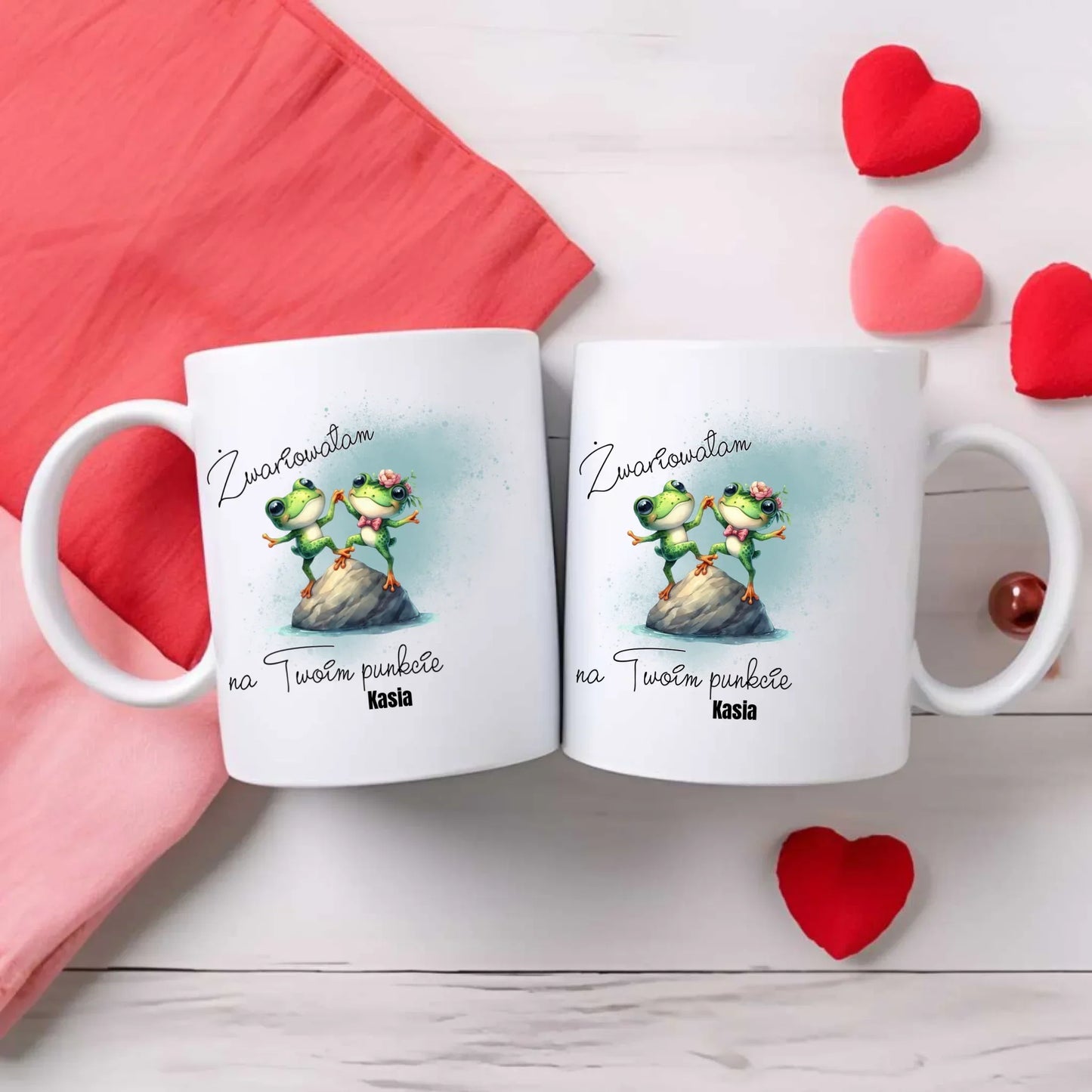 Żwariowałam na Twoim punkcie | Kubek dla niego DCH12 - StoryCups.pl