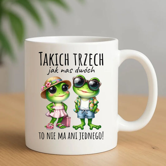 Kubek dla par - Żabki - prezent dla chłopaka i dziewczyny DCH11 - StoryCups.pl