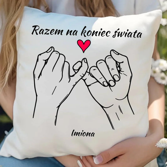 Razem na koniec świata | Poduszka W60 - StoryCups.pl