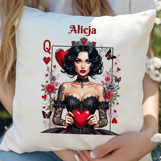 Królowa Serc | Poduszka W46 - StoryCups.pl