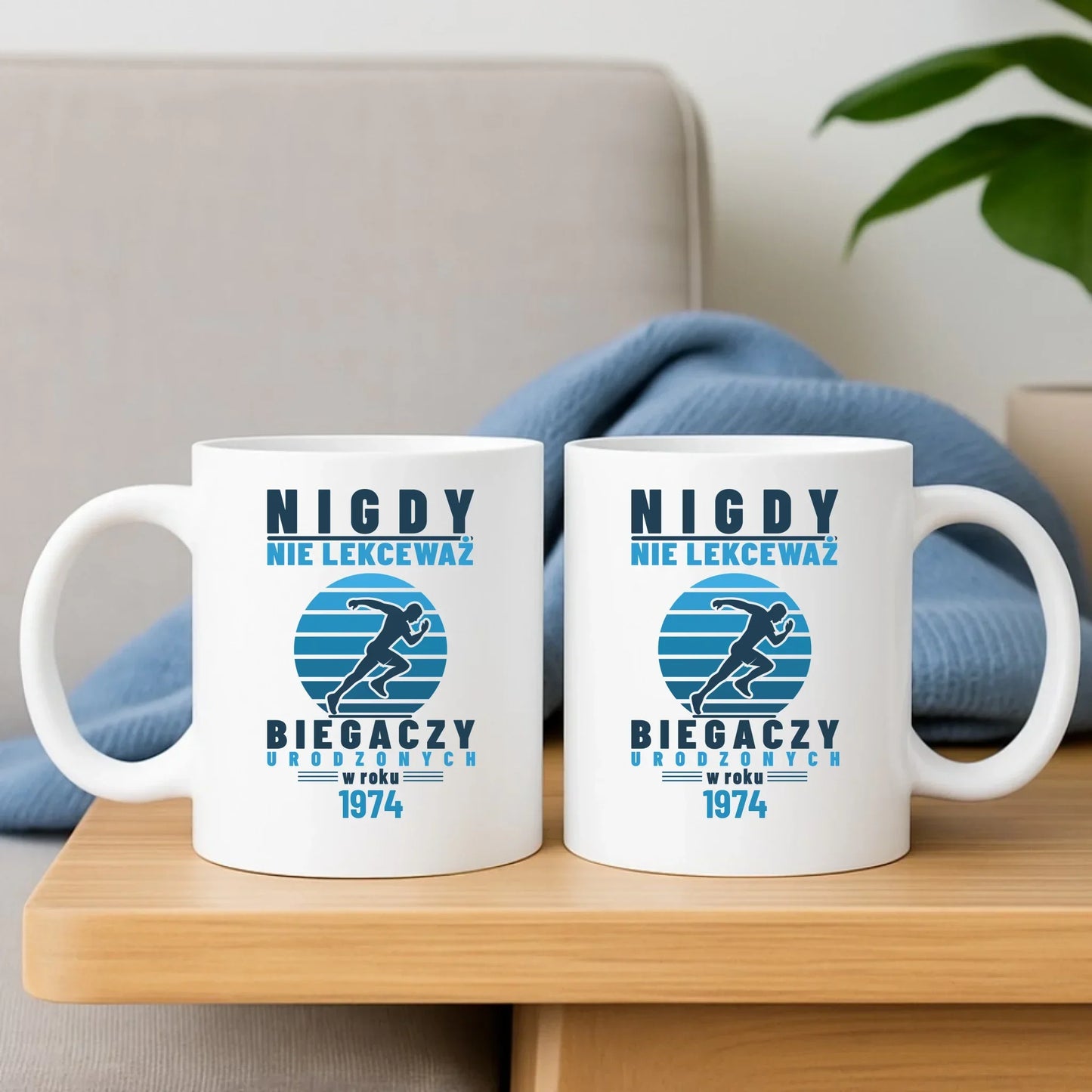 Kubek dla biegacza | Nigdy nie lekceważ - personalizowany HZ03