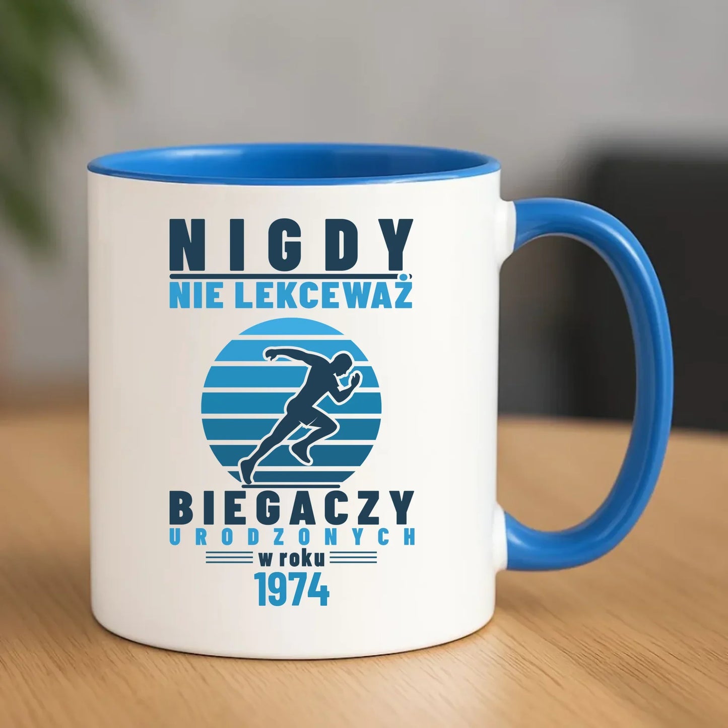 Kubek dla biegacza | Nigdy nie lekceważ - personalizowany HZ03