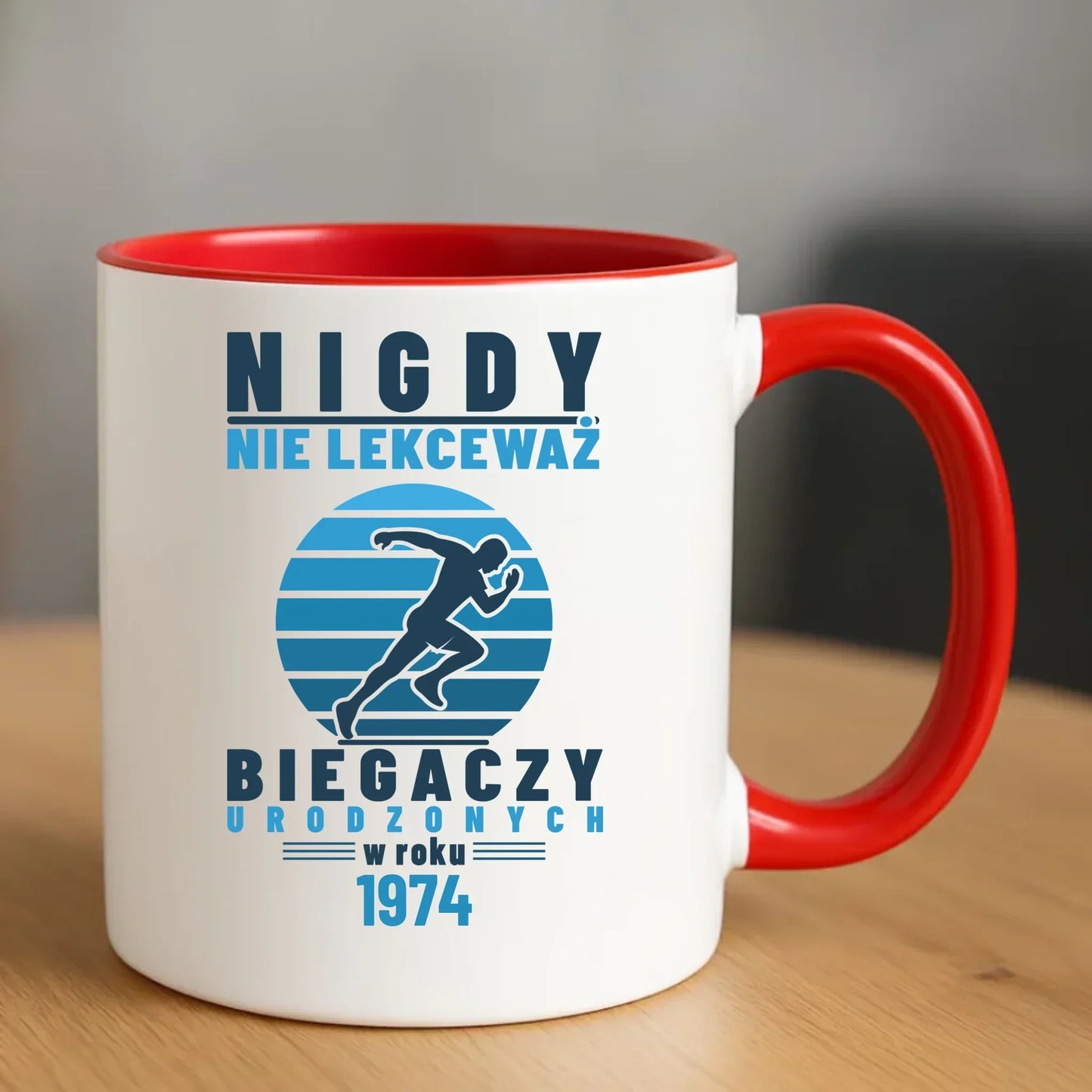 Kubek dla biegacza | Nigdy nie lekceważ - personalizowany HZ03