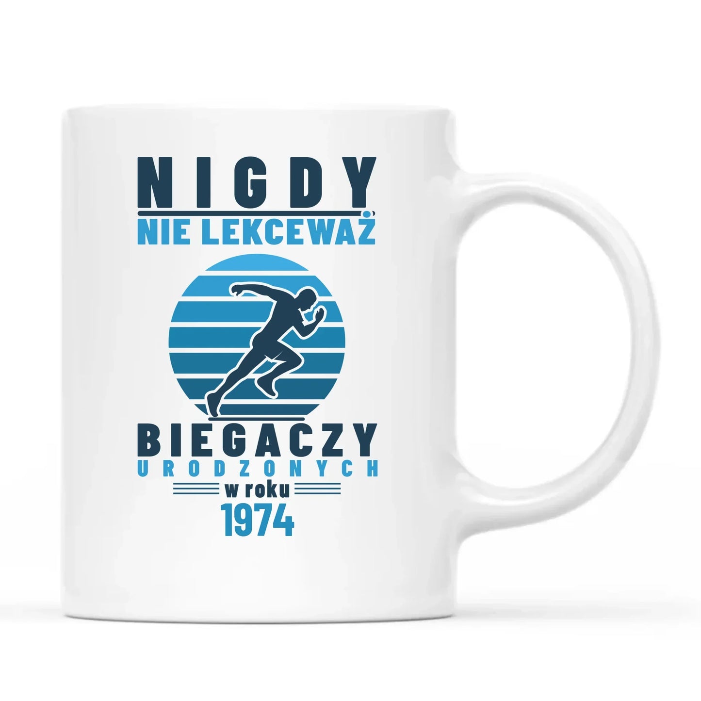 Kubek dla biegacza | Nigdy nie lekceważ - personalizowany HZ03