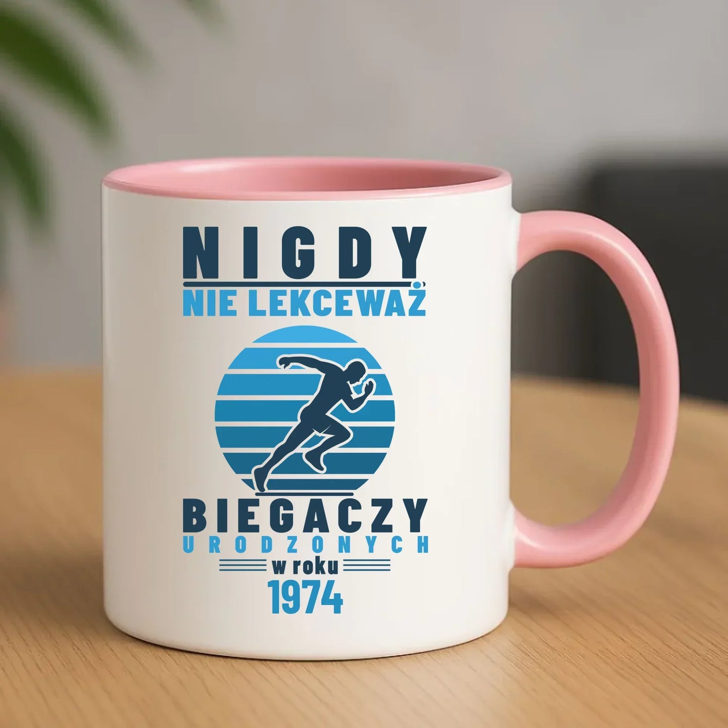 Kubek dla biegacza | Nigdy nie lekceważ - personalizowany HZ03