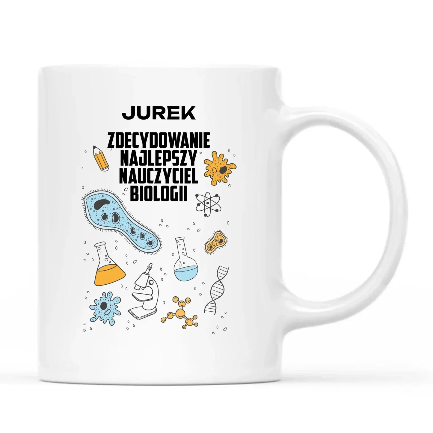 Kubek dla nauczyciela biologii - prezent personalizowany N59 - StoryCups.pl