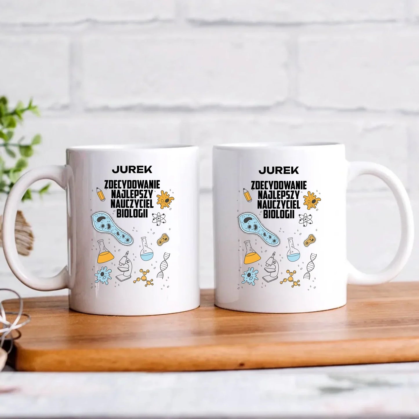 Kubek dla nauczyciela biologii - prezent personalizowany N59 - StoryCups.pl