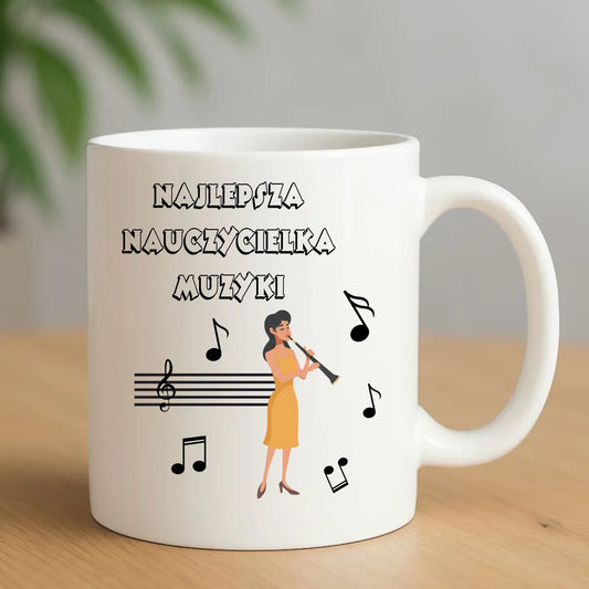 Kubek - Prezent dla nauczycielki muzyki N65 - StoryCups.pl