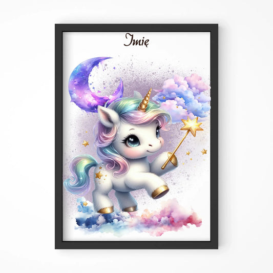 Jednorożec | Obraz w ramie DD14 - StoryCups.pl