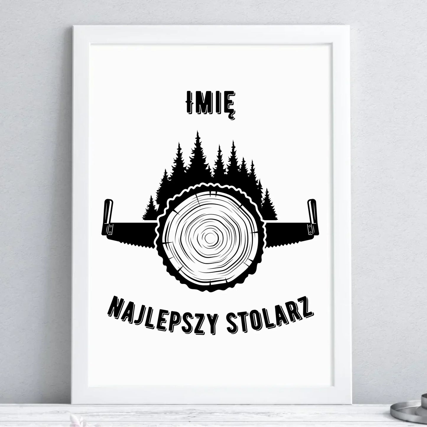 Najlepszy stolarz | Obraz w ramie dla stolarza ZS01