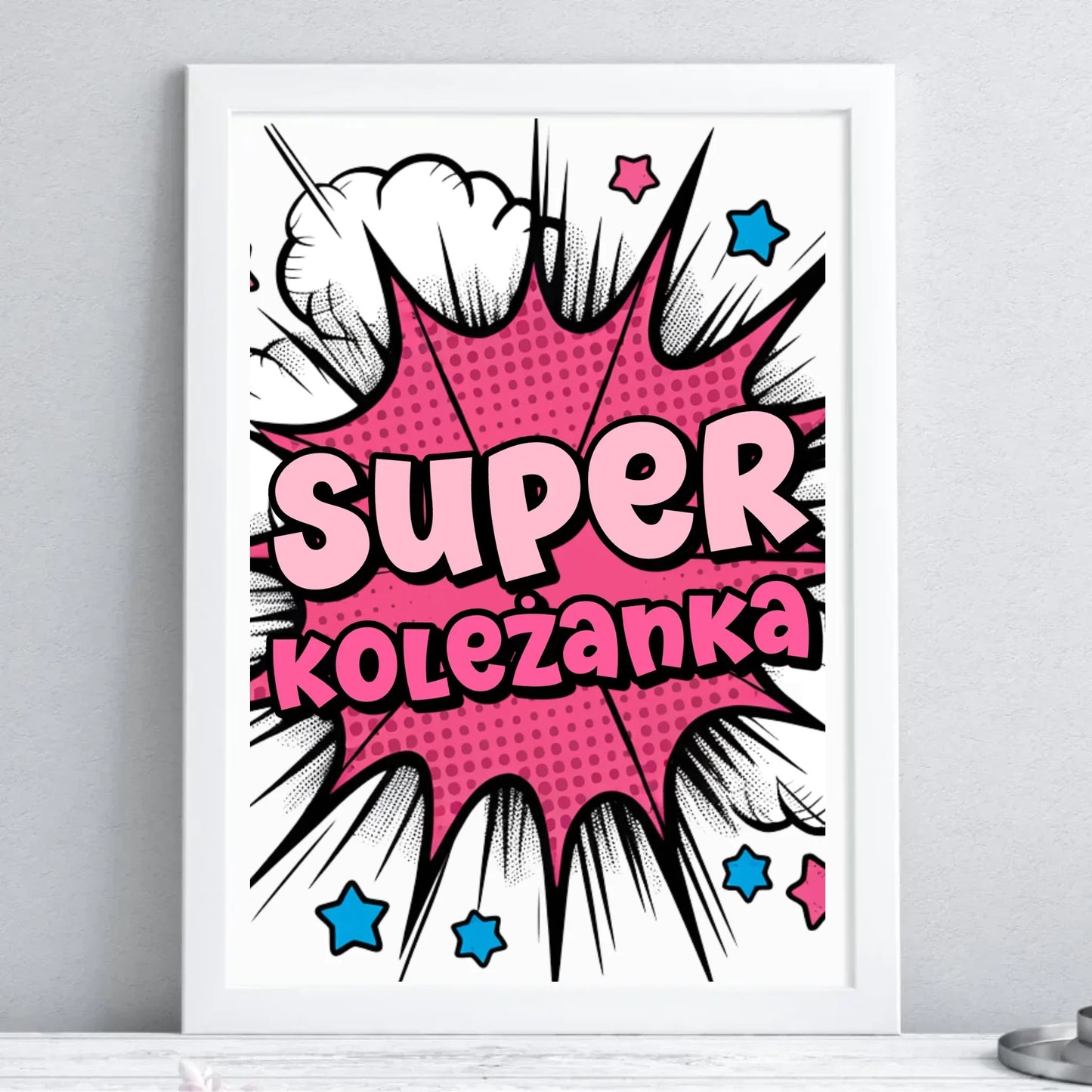Super koleżanka | Obraz w ramie dla dziecka DD19 - StoryCups.pl