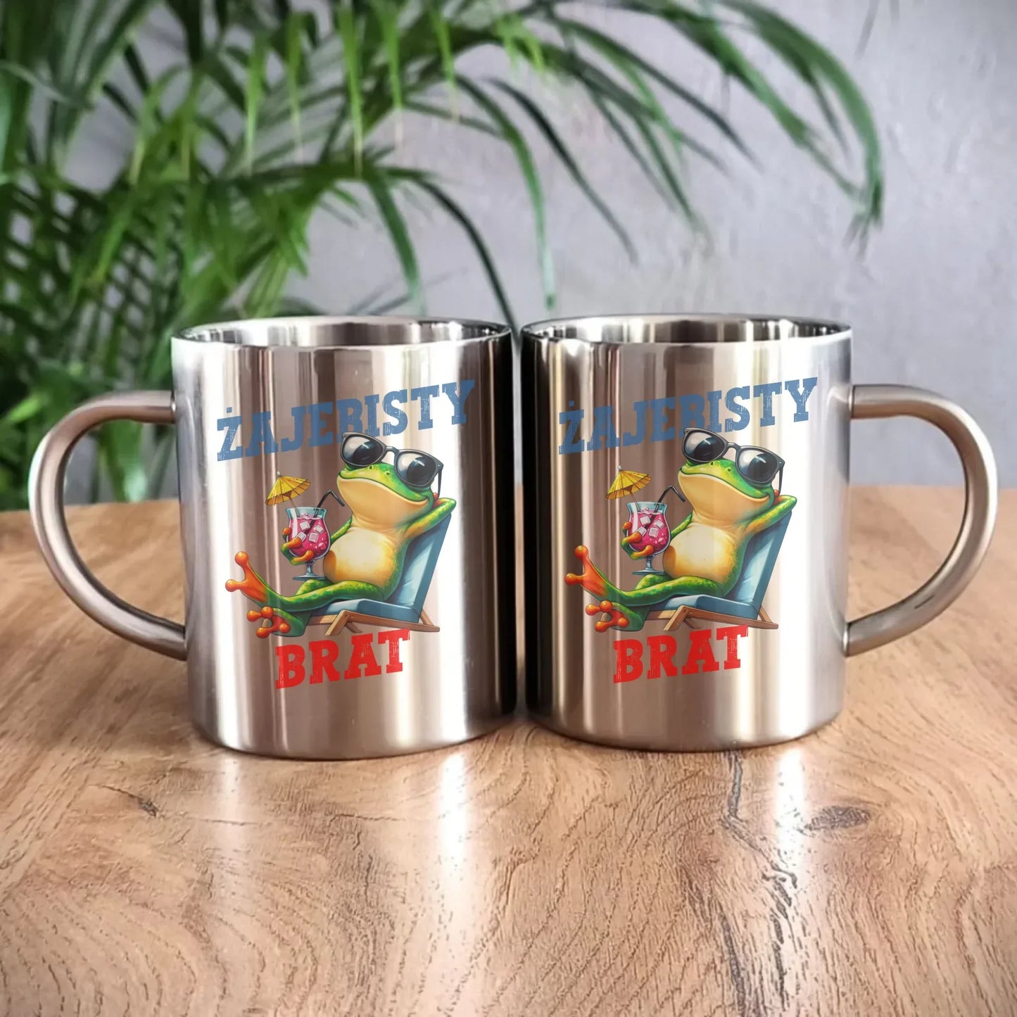Żajebisty brat | Kubek metalowy na prezent dla brata DB01 - StoryCups.pl