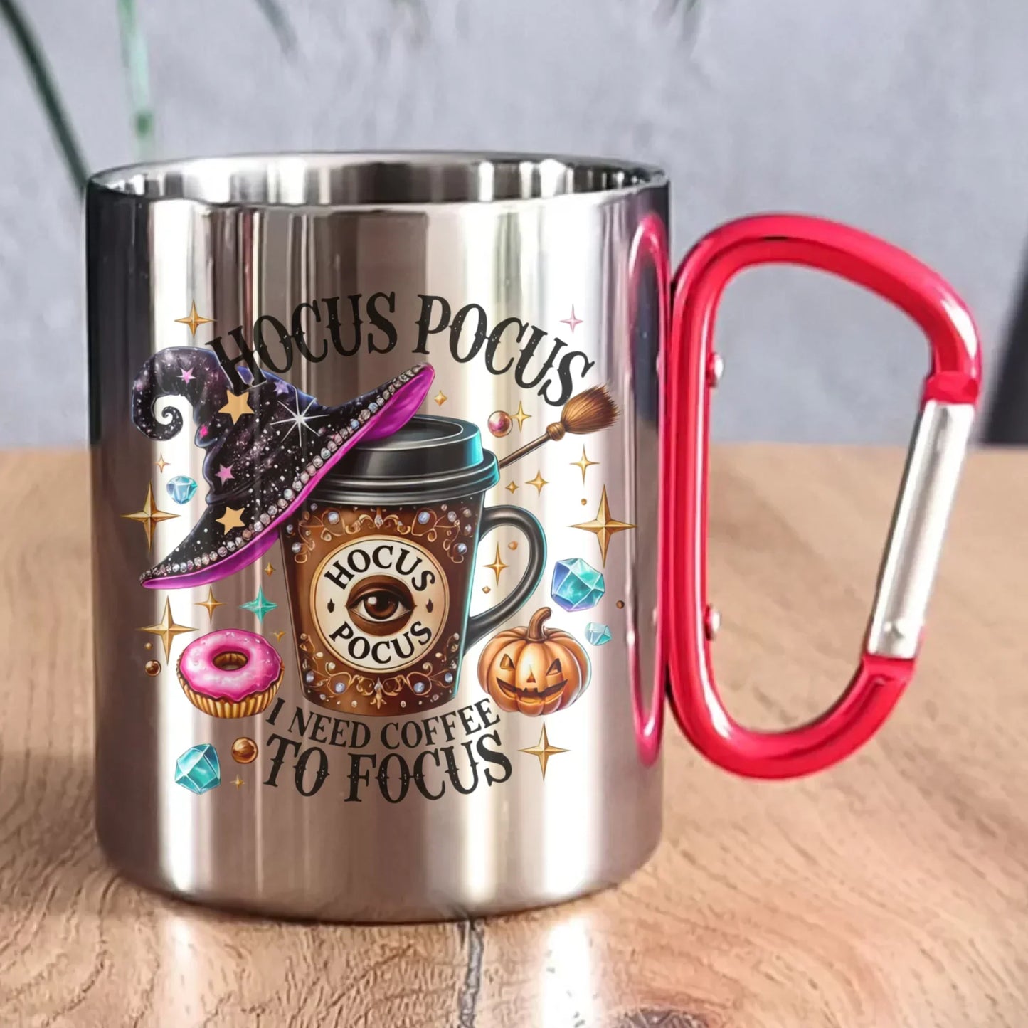 Hocus Pocus | Kubek metalowy na Halloween HL03 - StoryCups.pl