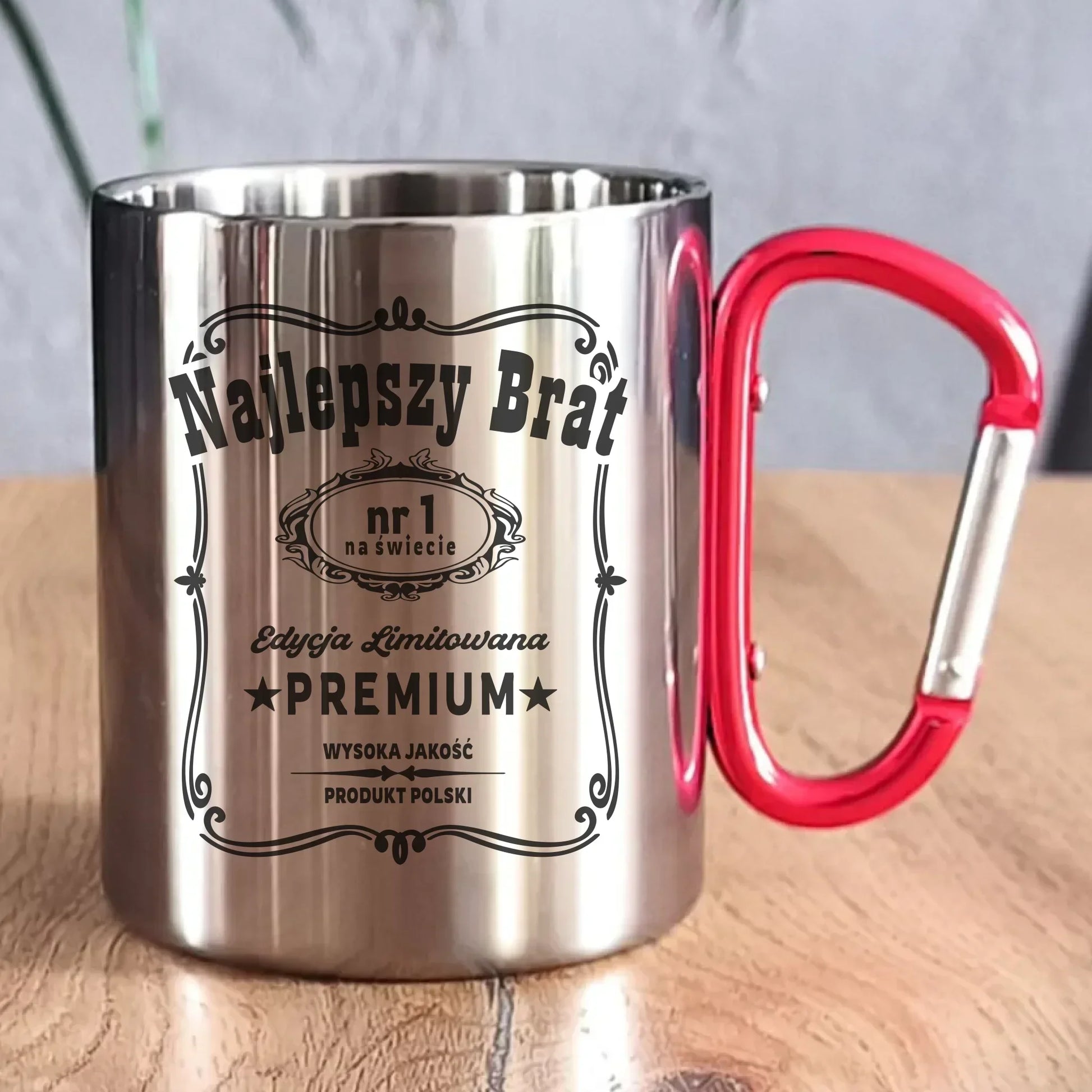 Najlepszy brat | Kubek metalowy na prezent dla brata DB02 - StoryCups.pl
