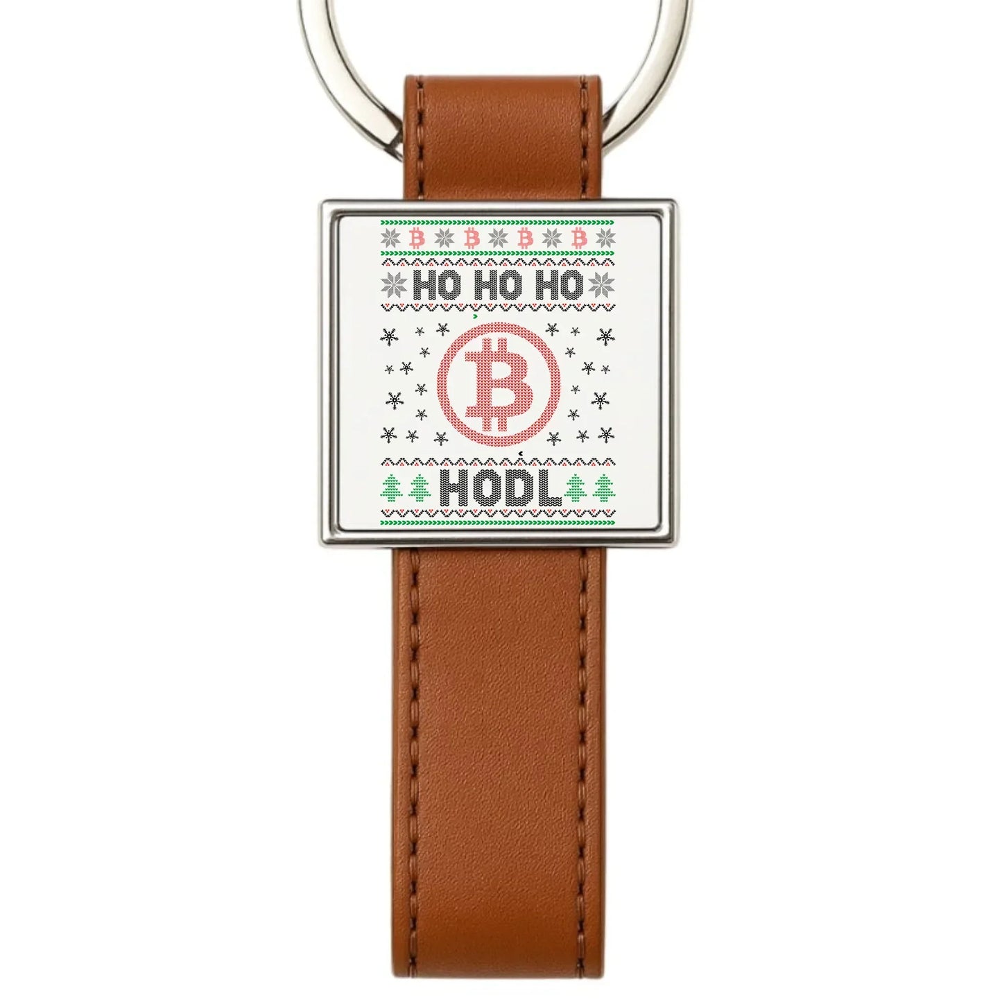 Ho ho ho Hodl Bitcoin | Świąteczny brelok BN103 - StoryCups.pl
