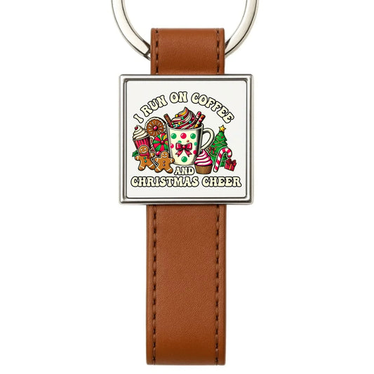 I run on coffee | Świąteczny brelok BN47 - StoryCups.pl