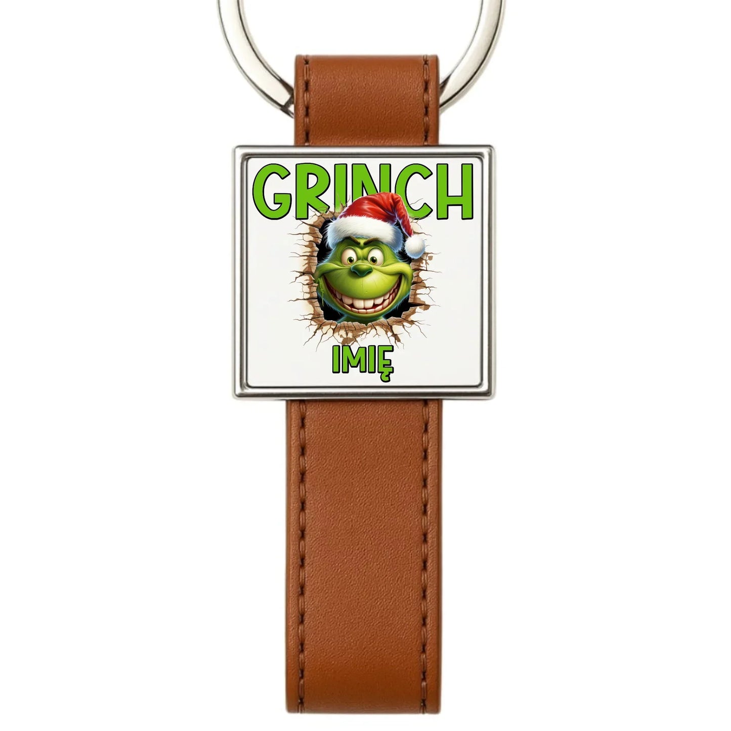 Grinch | Personalizowany brelok świąteczny BN112 - StoryCups.pl