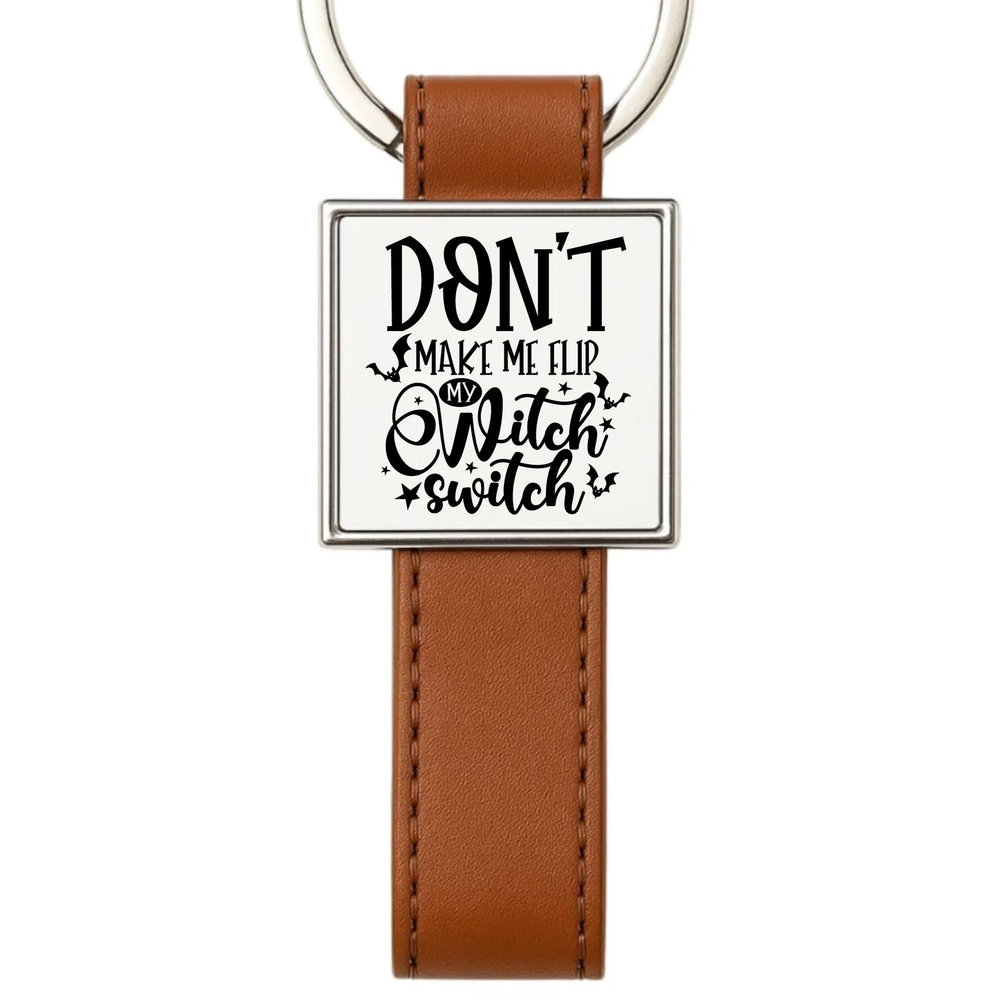 Brelok na Halloween - Don't make me flip my witch switch - śmieszny HL11 - StoryCups.pl