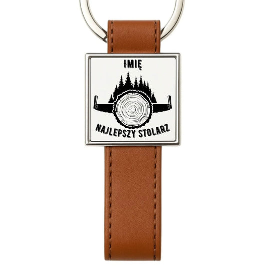 Najlepszy stolarz | Personalizowany brelok dla stolarza ZS01 - StoryCups.pl