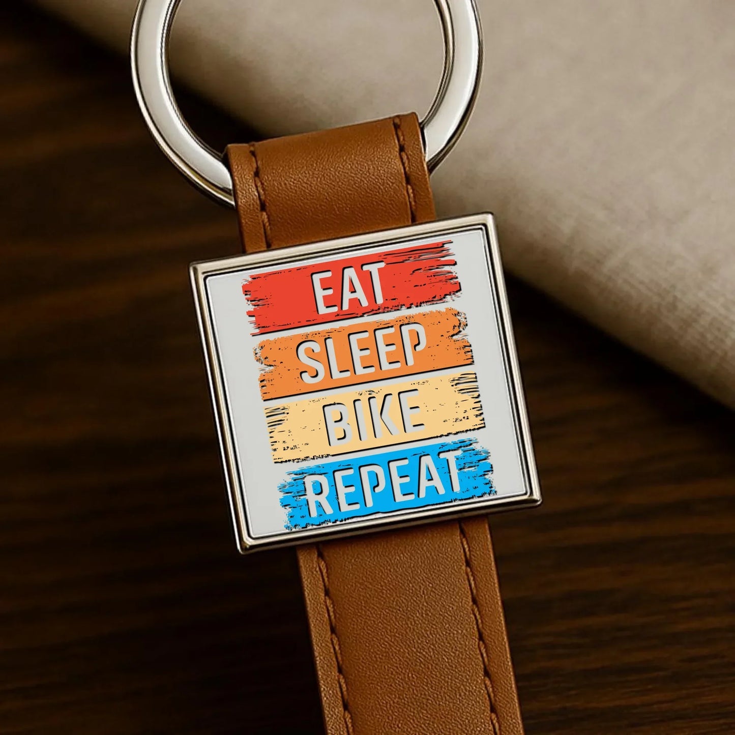 Eat Sleep Bike Repeat | Brelok dla rowerzysty HR03 - StoryCups.pl