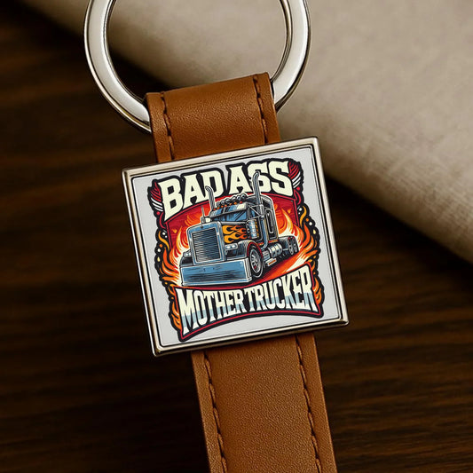 Badass Mother Trucker | Brelok dla kierowcy tira ZKT04 - StoryCups.pl